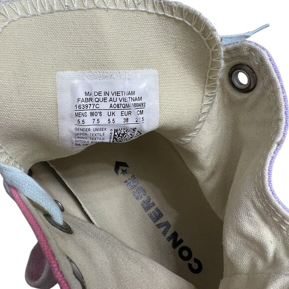 Converse Chuck Taylor All Star Hi Top Sneaker Color Block women's 7.5 men's 5.5 - Picture 7 of 7